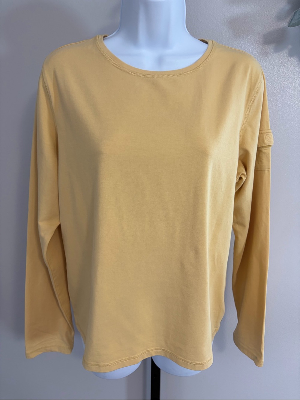 Ruff Hewn Mustard Yellow Long Sleeve Crewneck